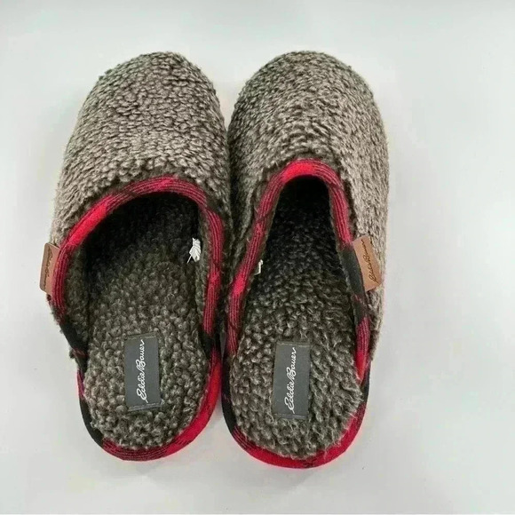 New Eddie Bauer mens slippers size 11 44 gray red plaid
Wool Christmas holiday main image 10